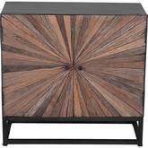 Astral Plains 2 Door Accent Cabinet in Reclaimed Natural Wood